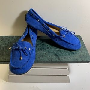 Talbots blue suede flats